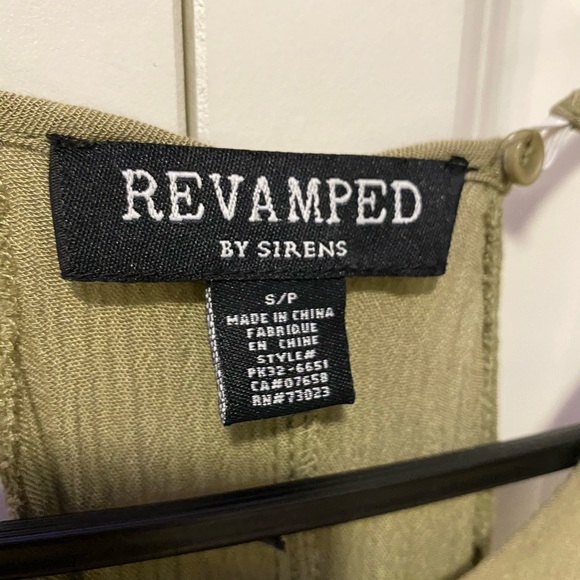 Olive Green Dress - Picture 2 of 4